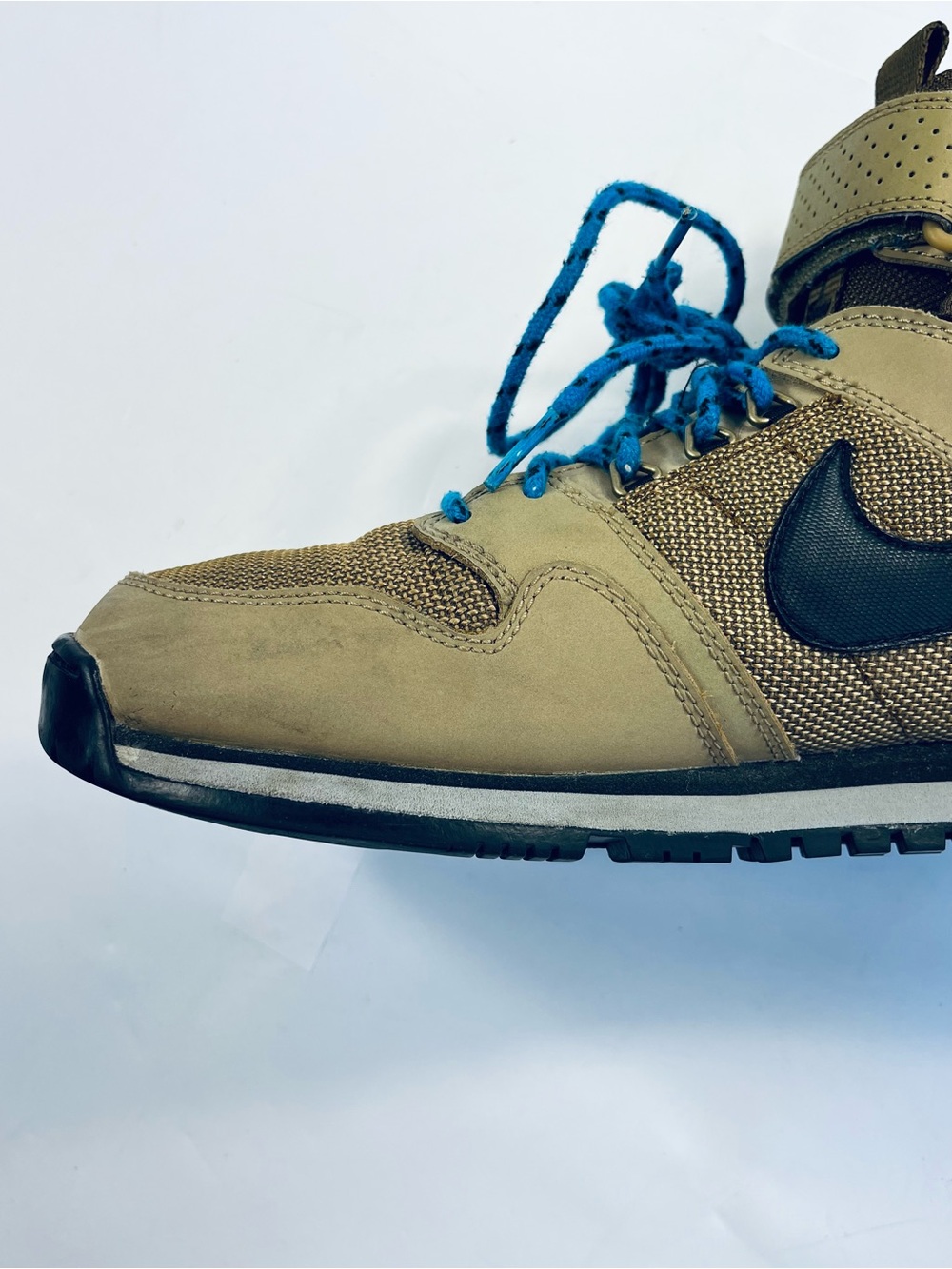 Nike Men’s Olive Green High-Top Trail Sneakers #535836-202 Men’s:10 - Picture 8 of 15